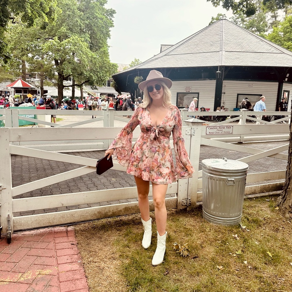 Floral Bell Sleeve Dress